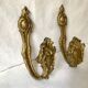 Pair of old gilded bronze curtain tiebacks, late 19th century