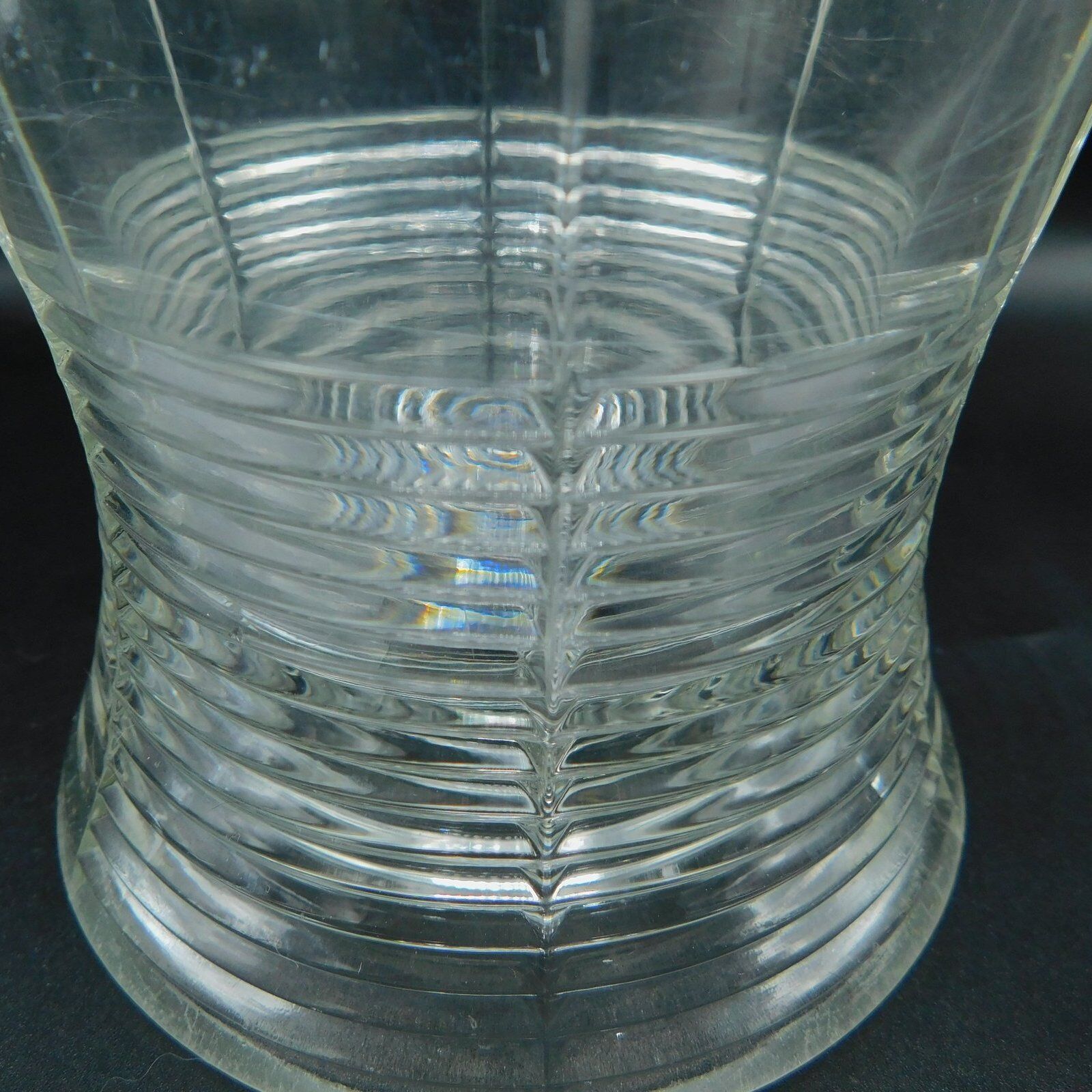 1930s crystal tulip vase