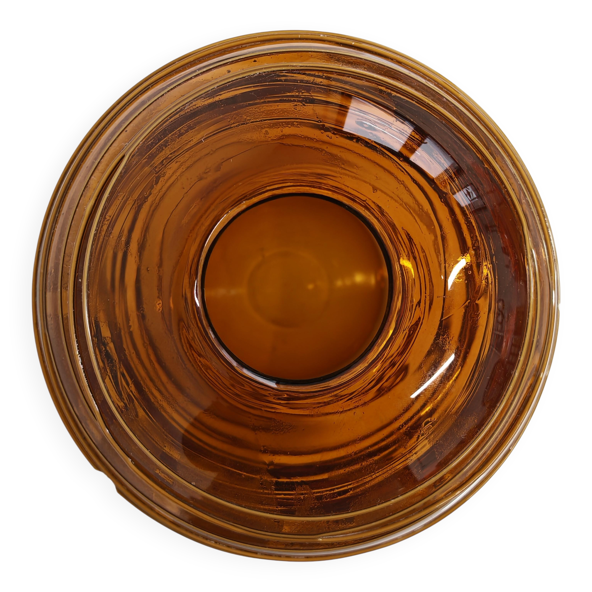 Mid-Century Murano vase in glass by Fulvio Bianconi for Venini