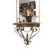 Vintage French Wall Console With Mirror, mid-century