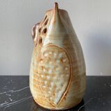 Vintage owl ceramic vase