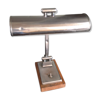 Orientable office lamp, made of metal, circa 1930.