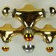 cosack gemini space age CEILING LIGHT - gold-colored - sputnik - 1970s