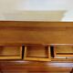 Wooden curtain secretary