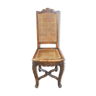Chaise cannée style Louis XV en hêtre
