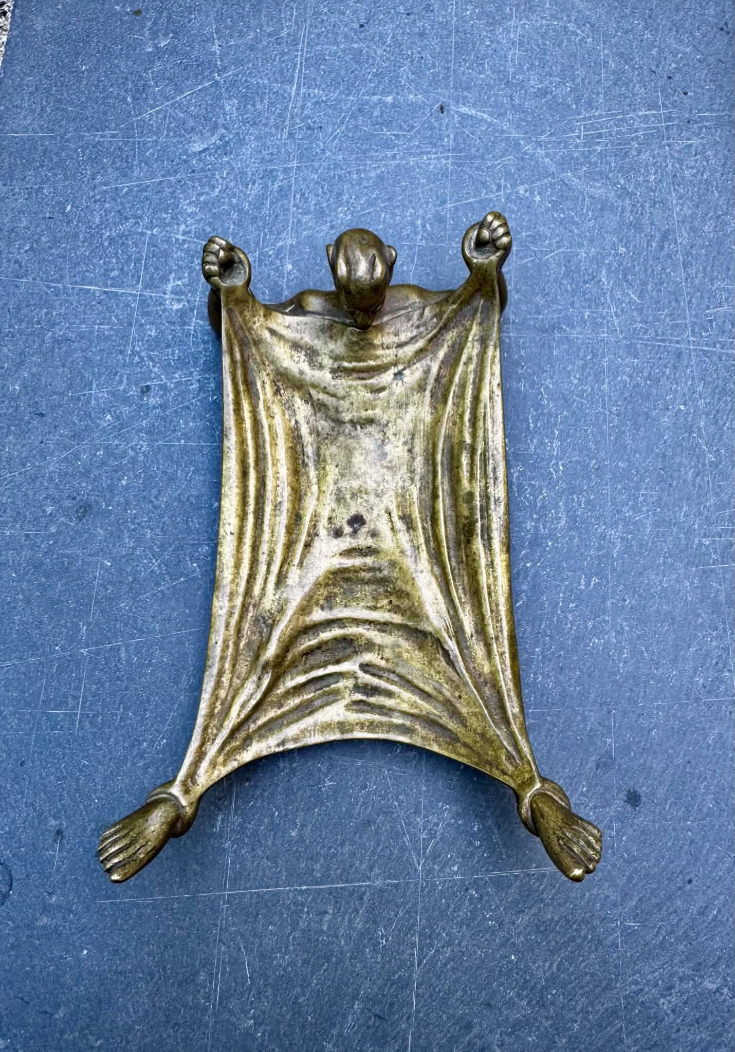 Bronze devil vide poche Art Nouveau