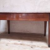 Table d’office L140,5xP80cm XIX° 2 tiroirs