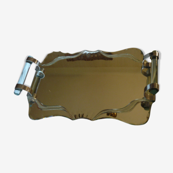 Plateau miroir années 40 50