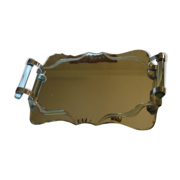 Plateau miroir années 40 50
