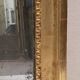 Louis XVI mirror in carved and gilded wood with leaf 18th century