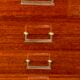 Commode vintage teck vernis 1970