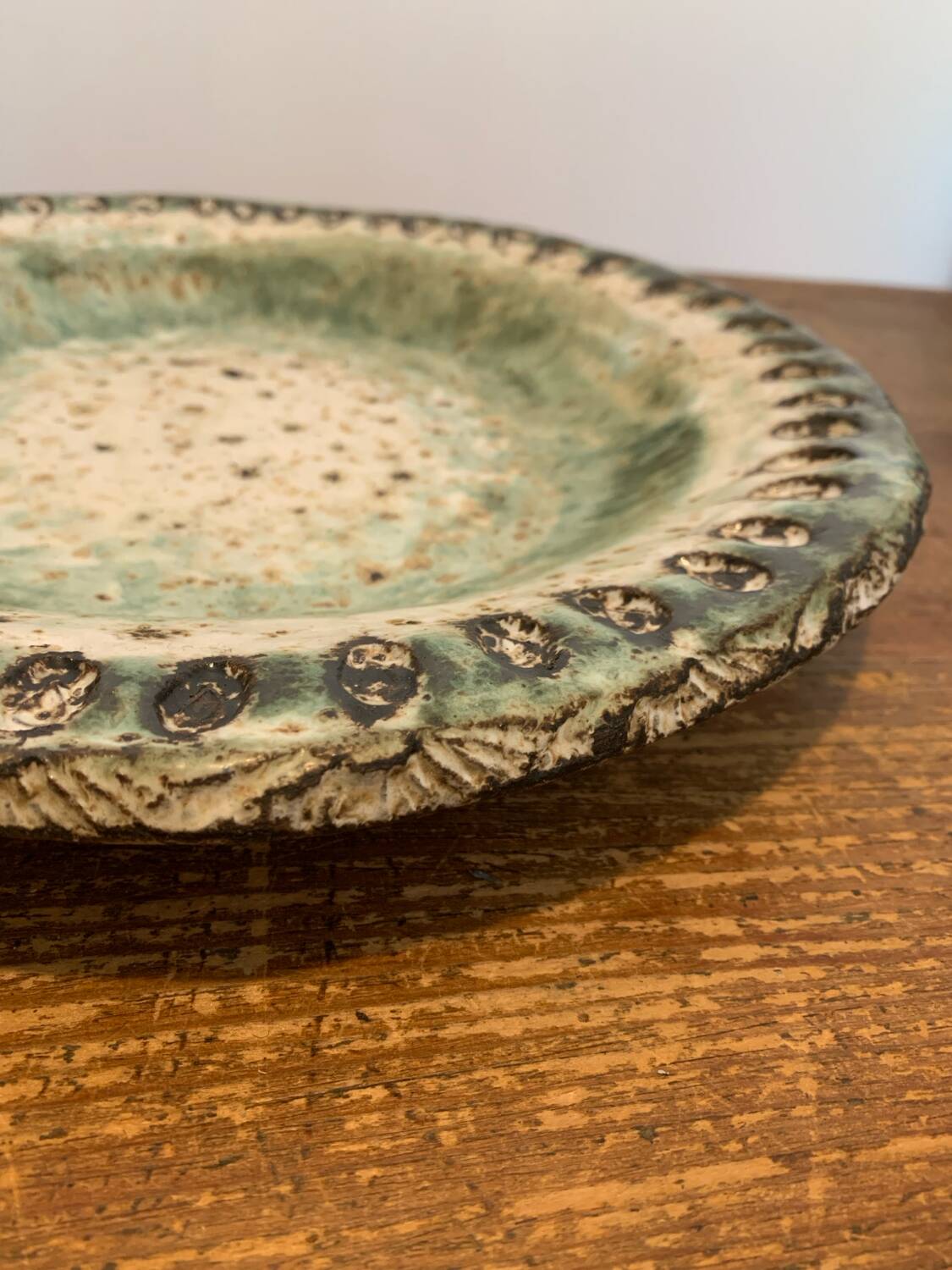Plat Albert Thiry Vallauris Céramique Circa 1950