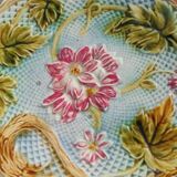 3 Flower barbotine plates