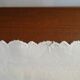 Set de 2 taies d'oreillers brodées monogrammées R.A anciennes en coton 70cm sur 73 cm