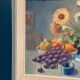 Huile sur toile suédoise – « Nature morte » par K. Eliasson