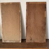 Two oil paintings on panels