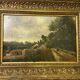 Huile sur bois XIX ème
