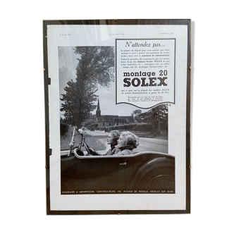 Solex advertising poster April 24, 1937