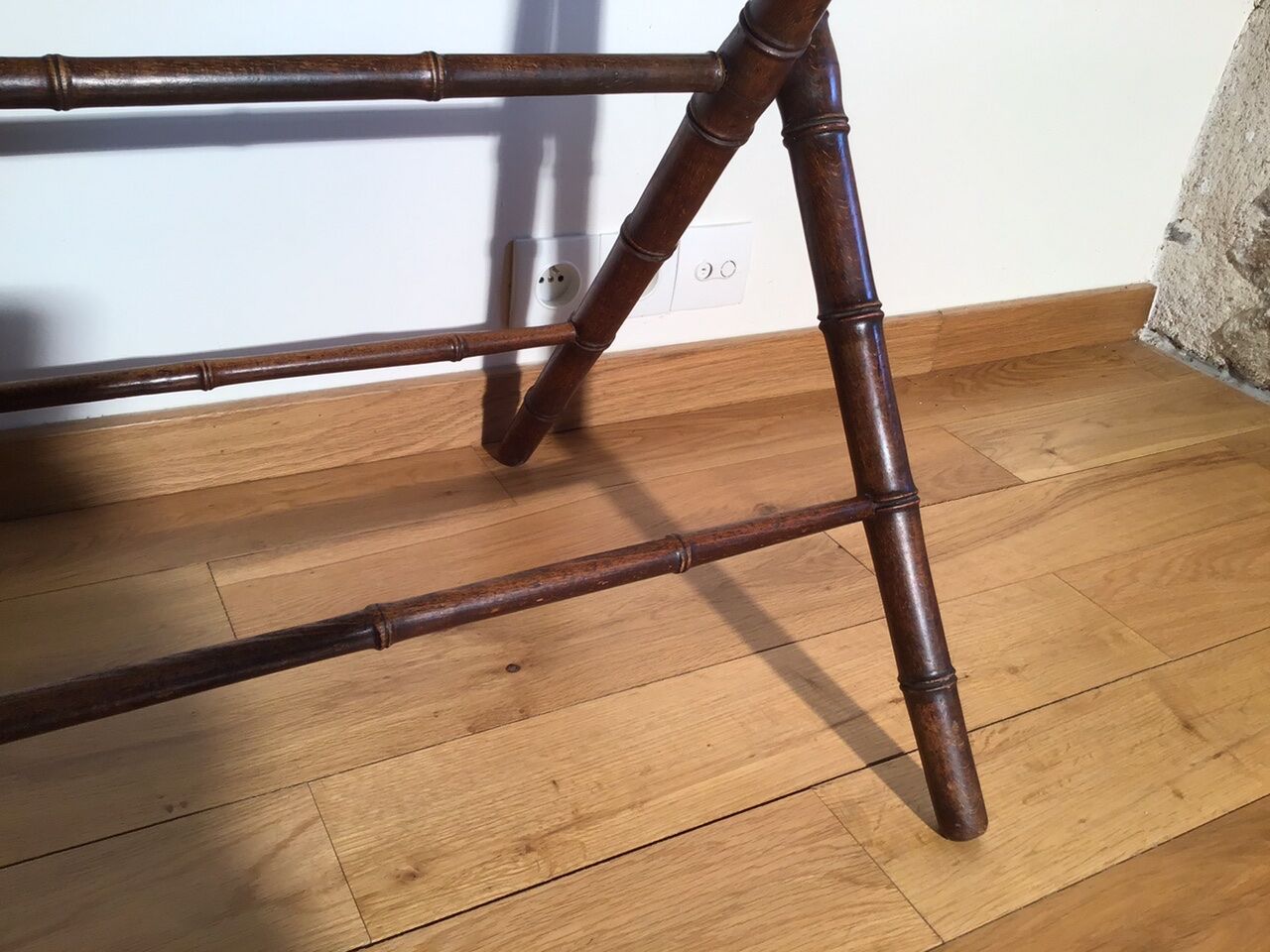 Table folding bamboo feet 1930/1950