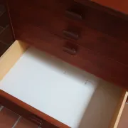 Ulferts chest of drawers from the 1960s with integrated handles.