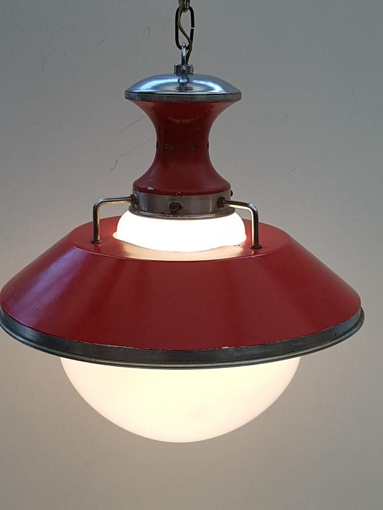 Metal and glass chandelier style boat