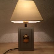 Lamp Turtle golden brass lacquered 70s