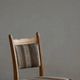 Danish Mid-Century Modern style, set of 8 dining chairs in oak and wool, 1960s.