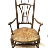 Chaise de nourrice provençale 19eme assise large