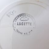 4 semi-hollow plates in iron earth of the Salins model Lucette 210852