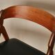 4 chairs Scandinavian Kristiansen teak 60s