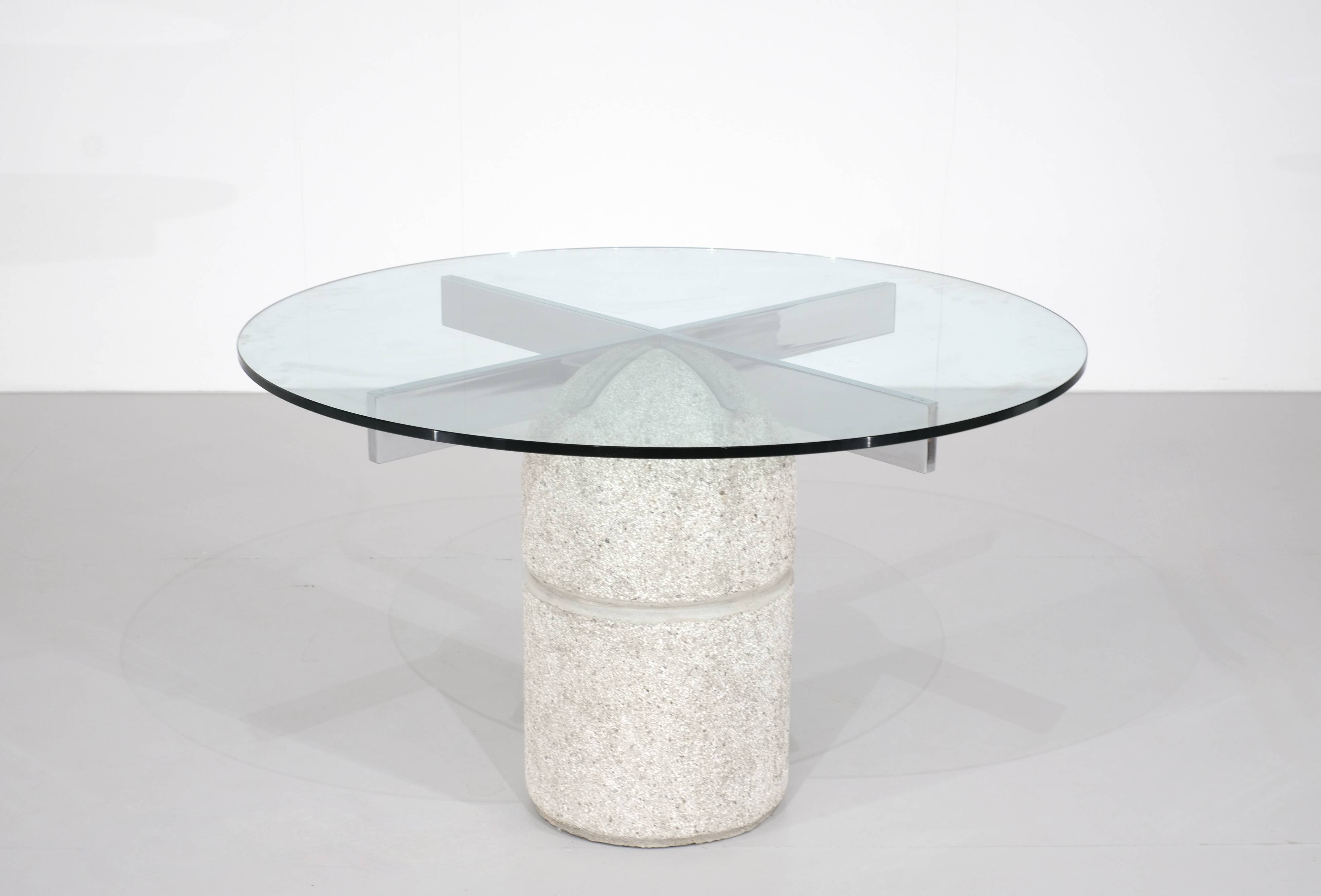 Paracarro dining table by Giovanni Offredi for Saporiti - 1970s