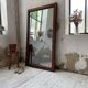 Late 19th century XL wooden mirror