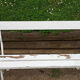 Garden bench cast iron legs