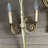 Appliques murales en bronze