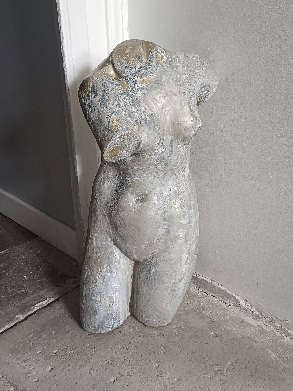 Bust of a woman, nude, antique style