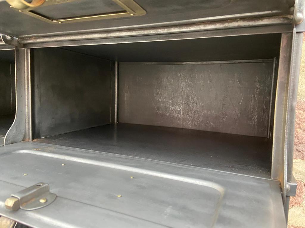 Industrial Archiving Cabinet 30 valves Strafor 1920s