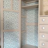 Vintage asymmetrical wardrobe