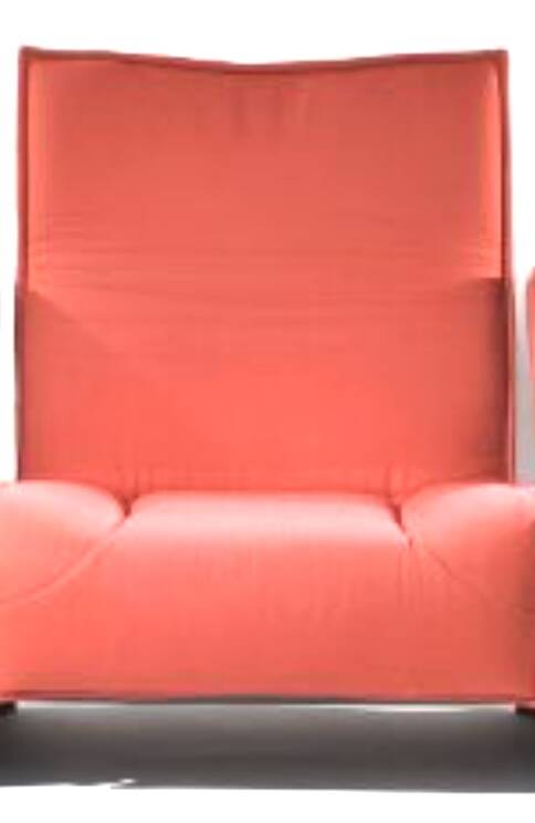 Leather sofa, Cassina Veranda model by Vico Magistretti