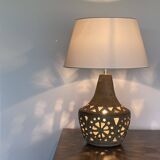 Sandstone lamp signed agnes escala