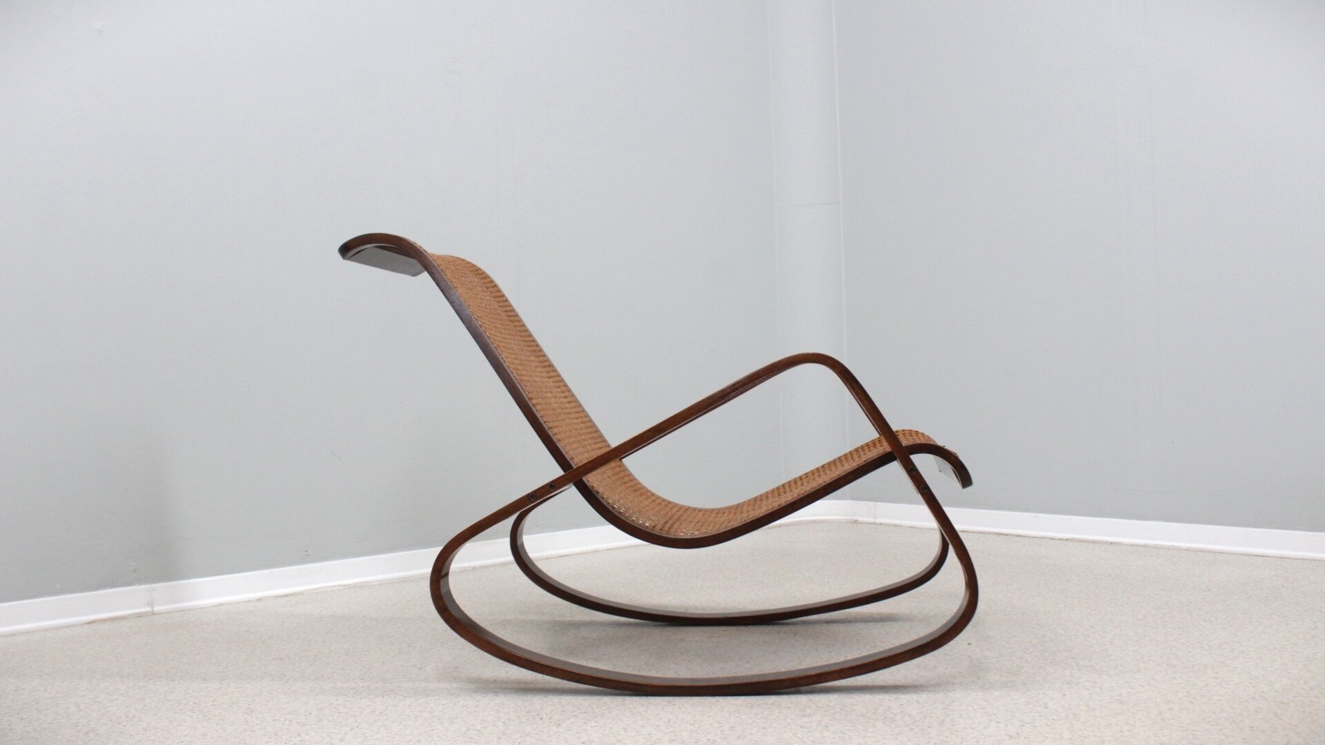 Luigi Crassevig "Dondolo" rocking chair 1970s