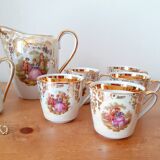 Service café porcelaine