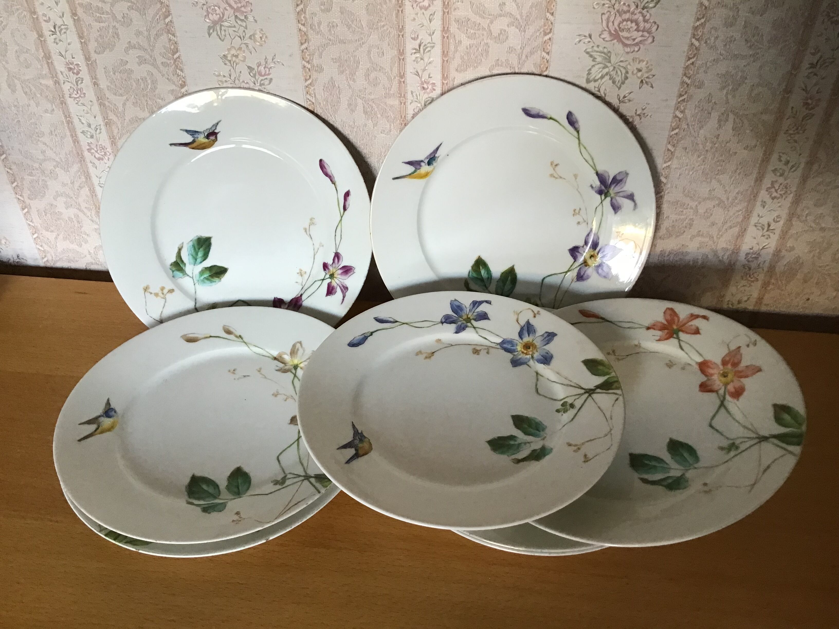 8 porcelain plates 21cm