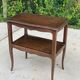 Louis XV serving trolley in solid wood with curved legs