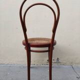 Pair of chairs Thonet n.  14 from 1861-1865, marked with a 1A label and a sun print