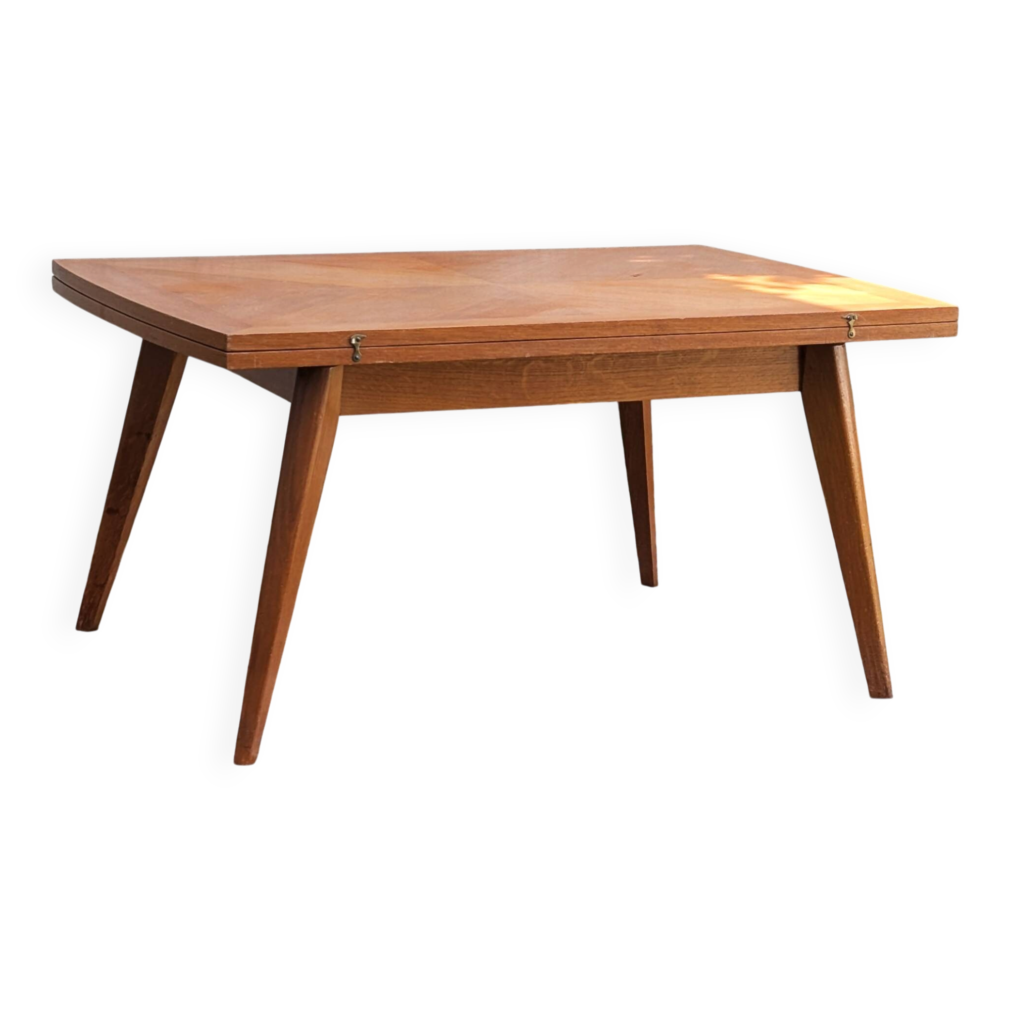 Table Vintage Modulable Magic Révélation Pieds compas par Albert Ducrot, ve