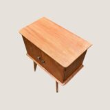 Two renovated vintage bedside tables