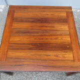 Scandinavian square coffee table in rosewood