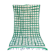 Berber carpet azilal checkerboard, inverted tiles green and cream