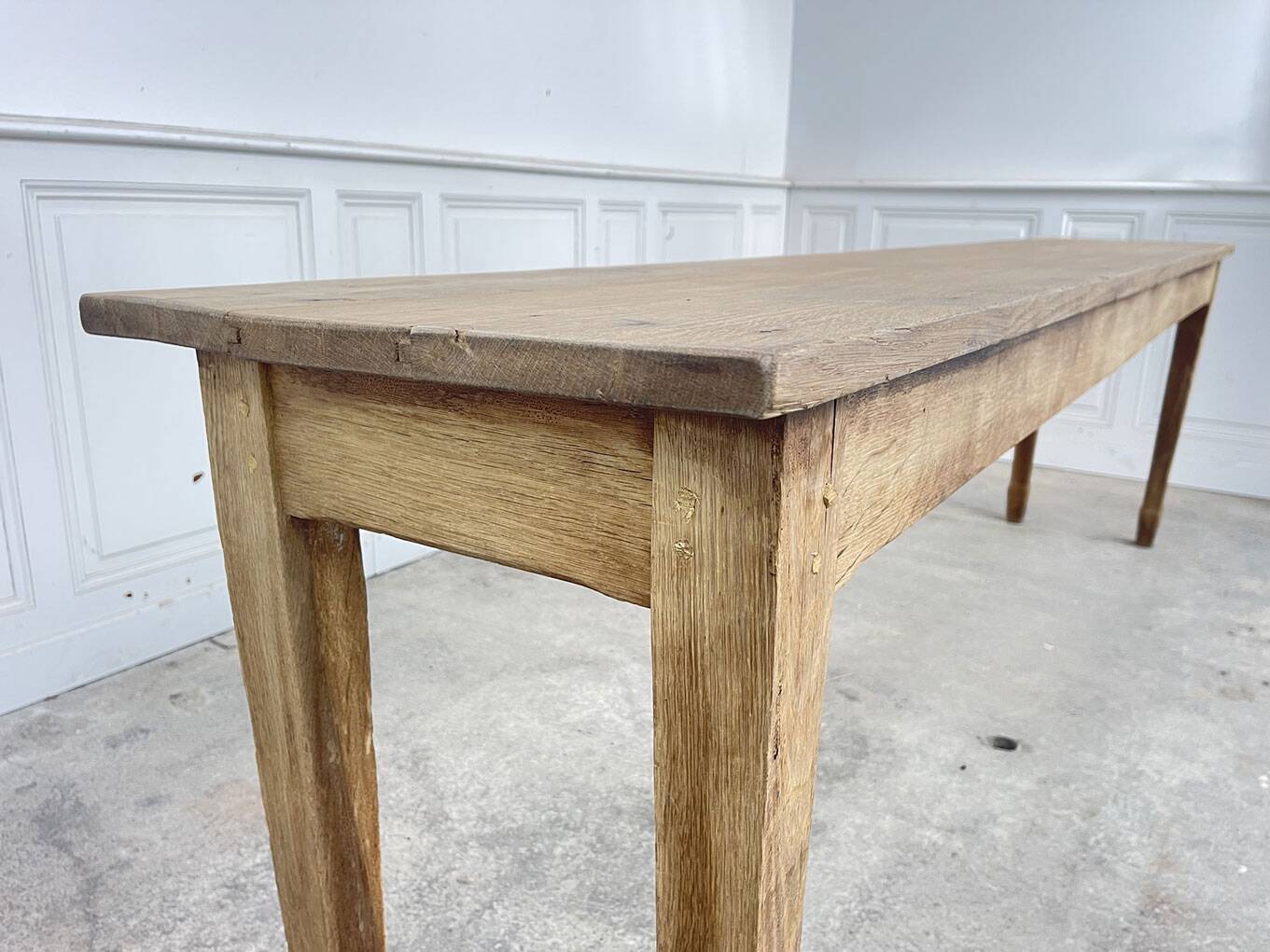 Console 1900 en chêne massif