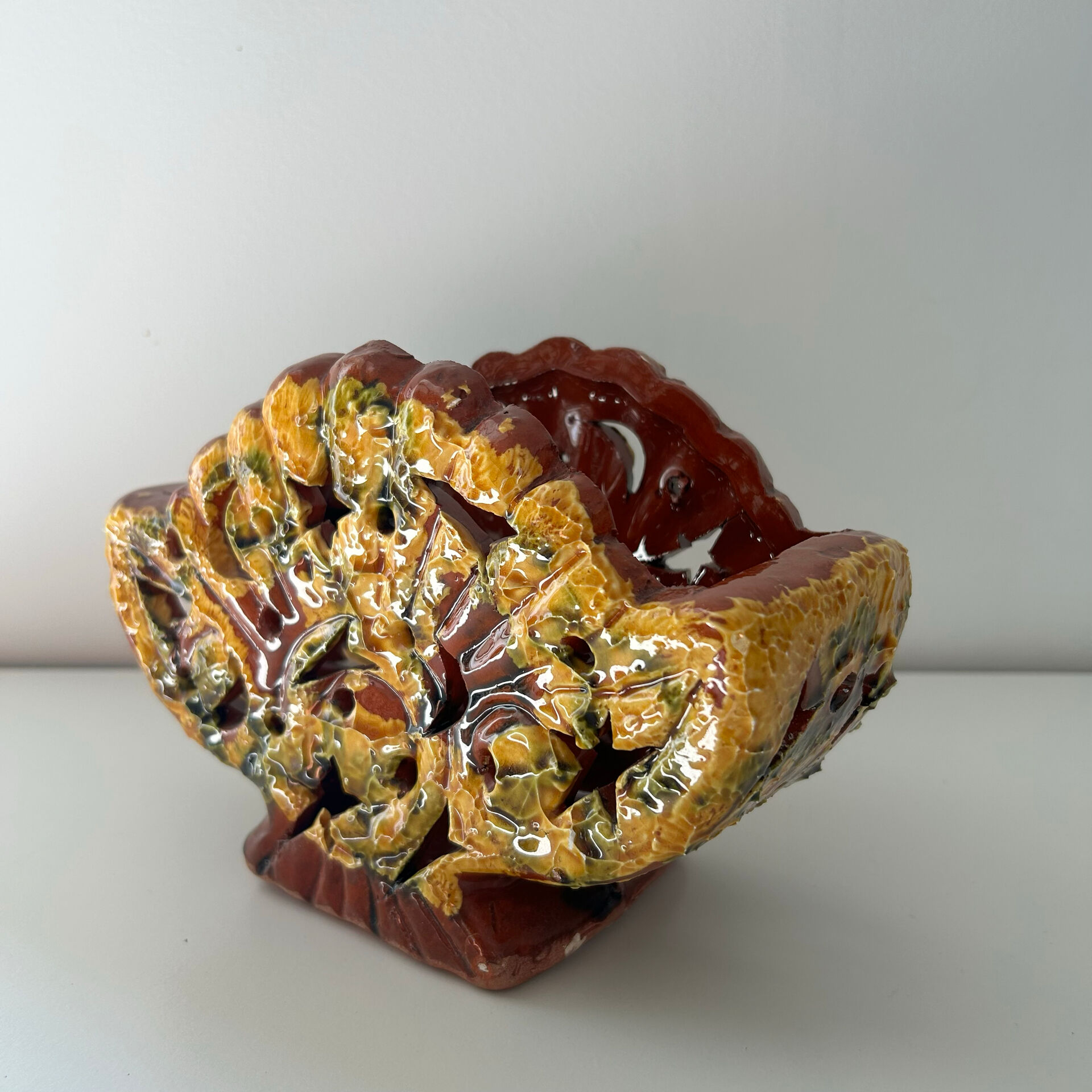 Vase coquillage ajouré